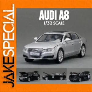 Silver Audi A8 1/32 Diecast Model Collection