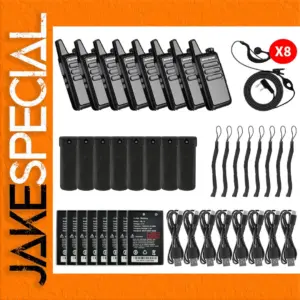 8-Pack Baofeng BF-888S Plus Walkie Talkies