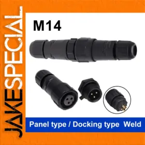 IP67 Waterproof M14 Connector for Welding