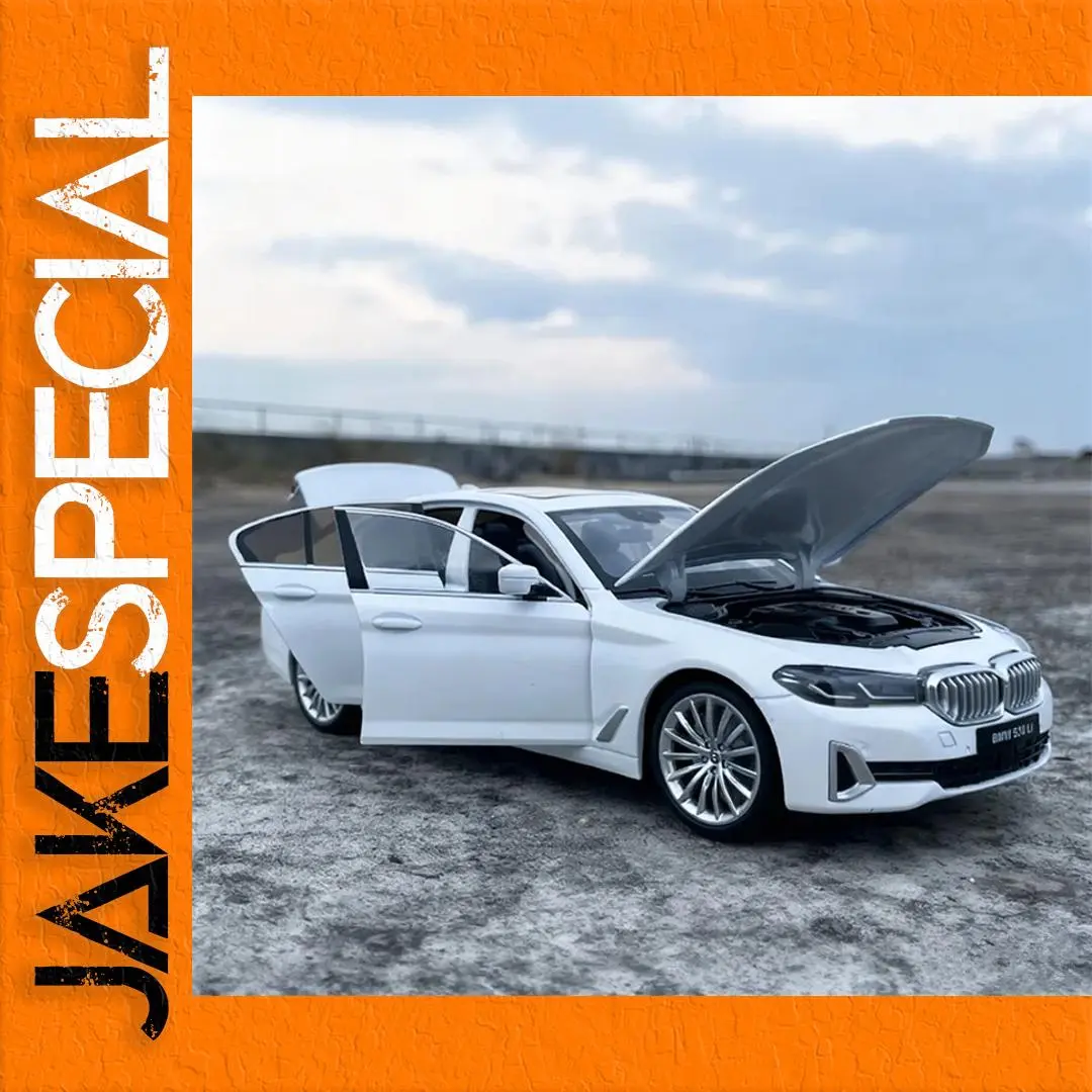 White BMW 530LI 1:18 Scale Diecast Model 1 White BMW 530LI 1:18 Scale Diecast Model
