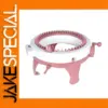 Pink and White Circular Knitting Loom Machine