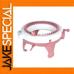 Pink and White Circular Knitting Loom Machine