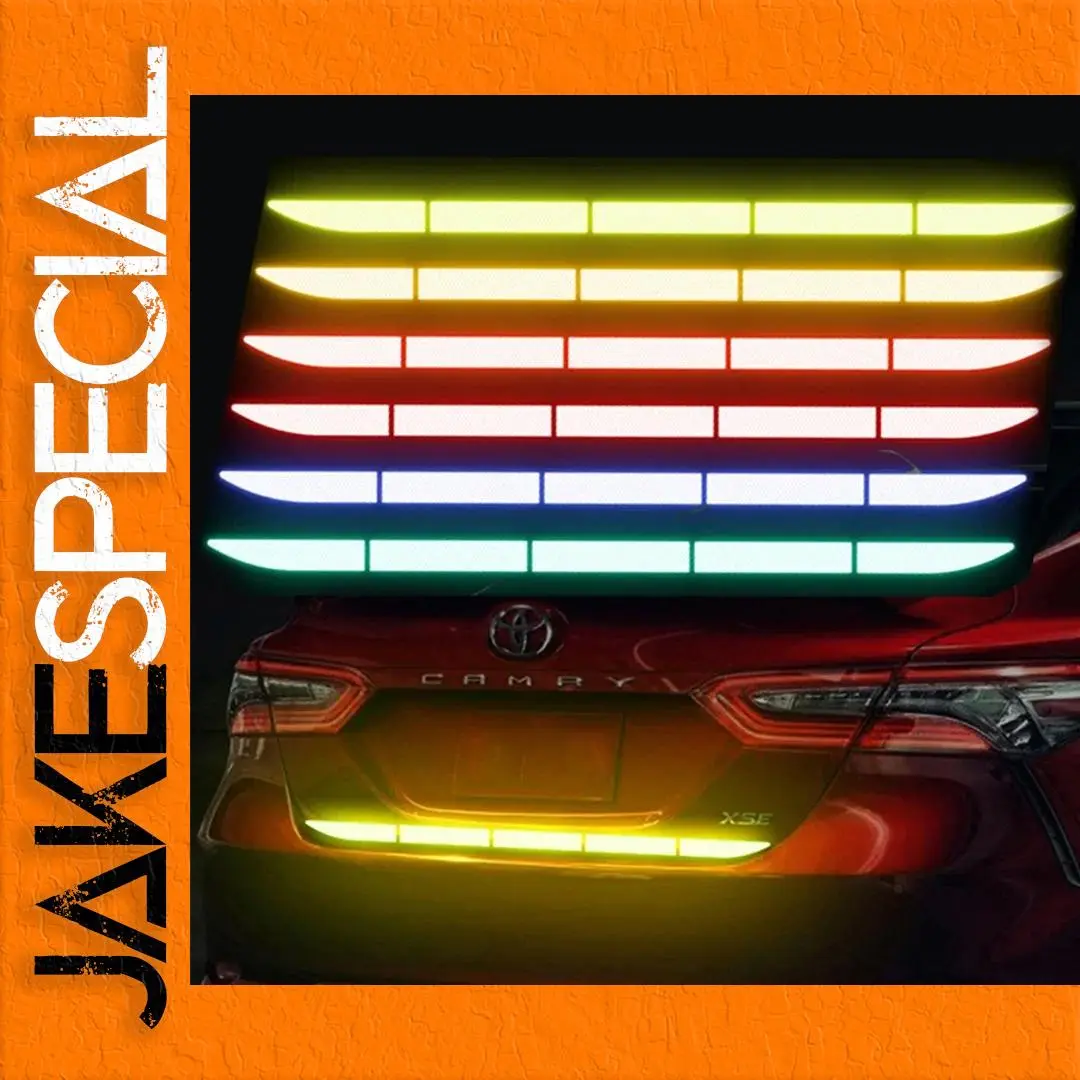 Colorful Car Trunk Reflector Sticker 90cm 1 Colorful Car Trunk Reflector Sticker 90cm