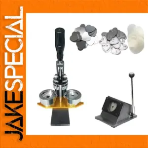 Heart-Shaped Badge Maker 57x53mm