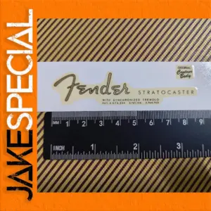 Vintage Custom Bass Decals for ST and Tele Guitars