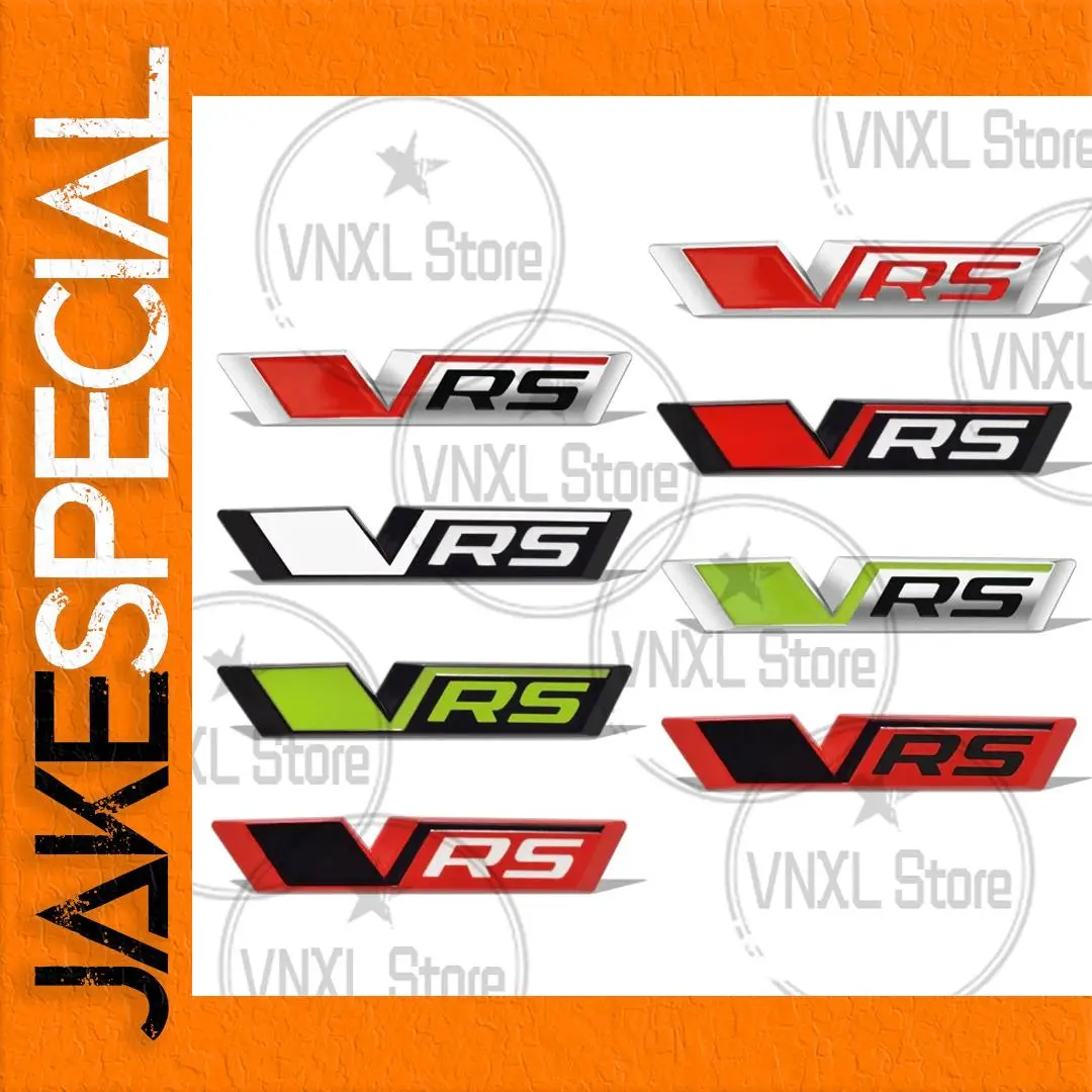 Skoda VRS Grille Emblem 3D Metal Badge 1 Skoda VRS Grille Emblem 3D Metal Badge