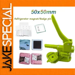 Lime Green 50x50mm Badge Maker Kit