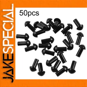 Black Rubber Mushroom Tire Repair Plugs Set