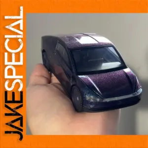 Purple 1:32 Scale Autonomous Taxi Model