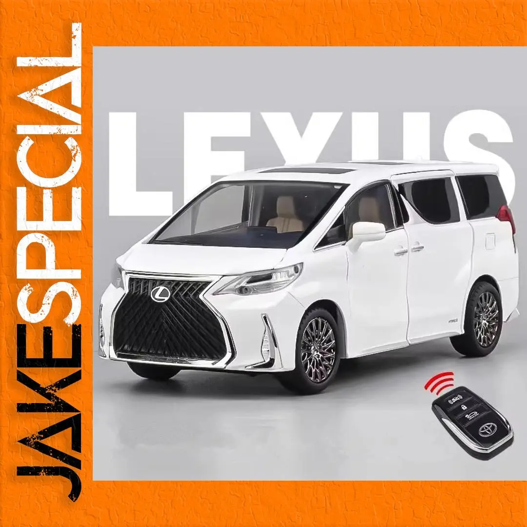 White Lexus LM300 Diecast Model 1:24 Scale 1 White Lexus LM300 Diecast Model 1:24 Scale