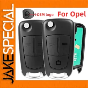 Black Opel/Vauxhall Remote Key Fob with 2/3 Buttons