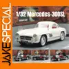 Mercedes-Benz 300SL 1:32 Diecast Model in White