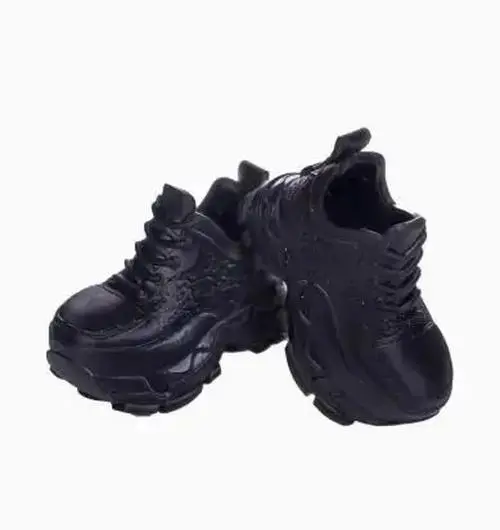 1/12 Scale Black Combat Boots for Figures 15 1/12 Scale Black Combat Boots for Figures - Image 15