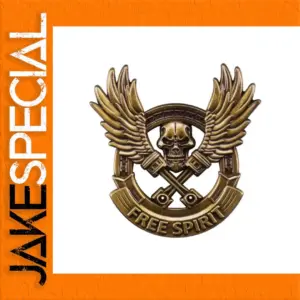 Free Spirit Punk Style Badge Pin