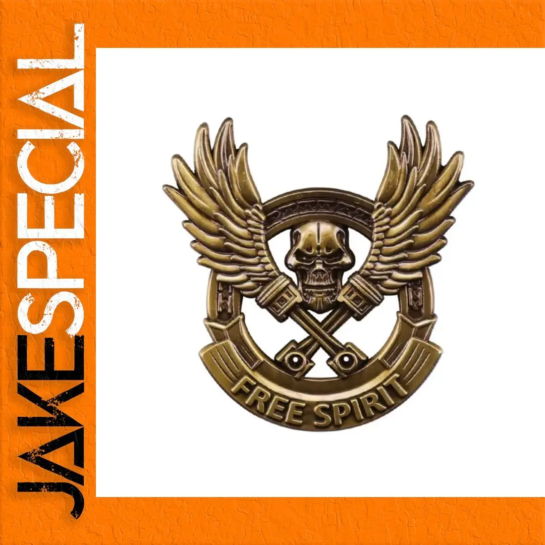 Free Spirit Punk Style Badge Pin 1 Free Spirit Punk Style Badge Pin