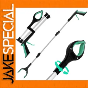 Foldable Metal Litter Picker Grabber Stick