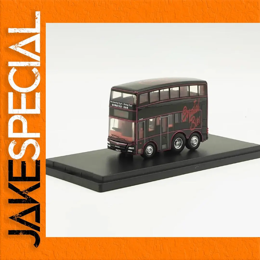 Hong Kong Double-Decker Bus Model 7cm 1 Hong Kong Double-Decker Bus Model 7cm