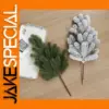 Artificial Green Pine Branches for Holiday Decor