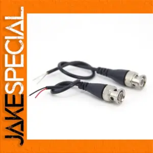 Shielded BNC Male Connector Set for CCTV