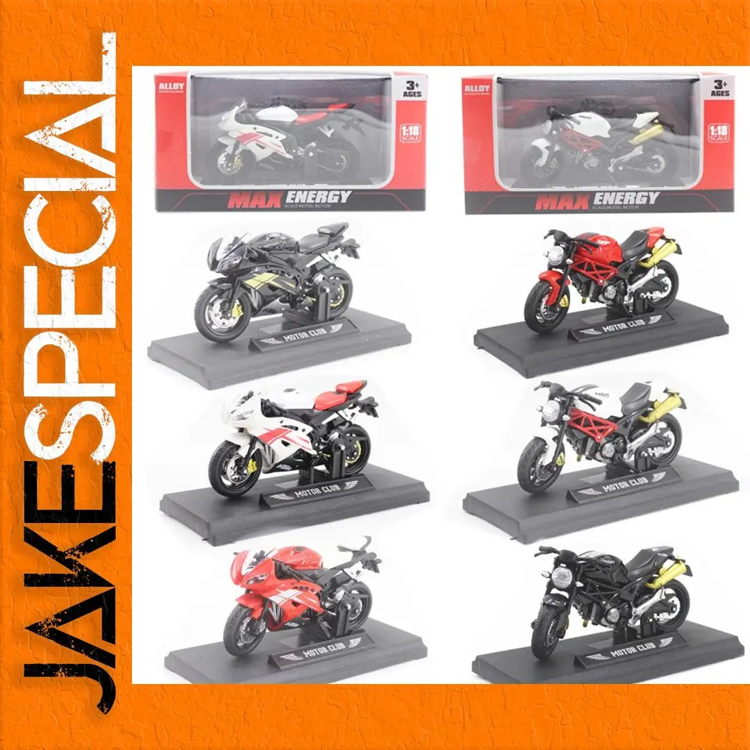 1:18 Scale Diecast Motorcycle Model Collection 1 1:18 Scale Diecast Motorcycle Model Collection