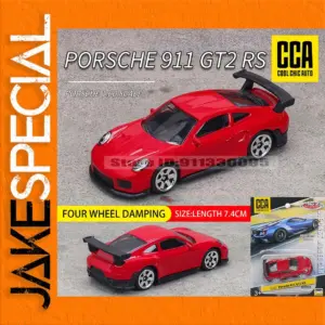 Red Porsche 911 GT2 RS Diecast Model 1:64 Scale