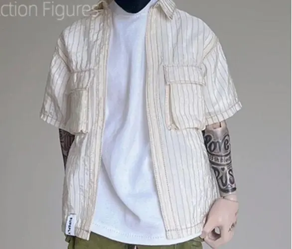 1/6 Scale Retro Flannel Shirt and Pants Set 7 1/6 Scale Retro Flannel Shirt and Pants Set - Image 7