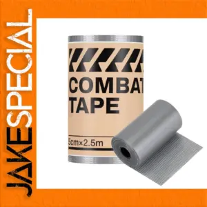 Rugged Grey Duct Tape 5cm x 2.5m (Pack of 2/5)