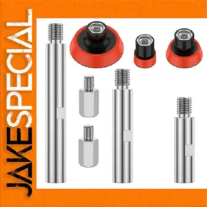 Angle Grinder Extension Shaft Set with Polishing Pads
