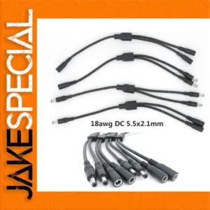 2-Way DC Power Splitter Cable 30cm
