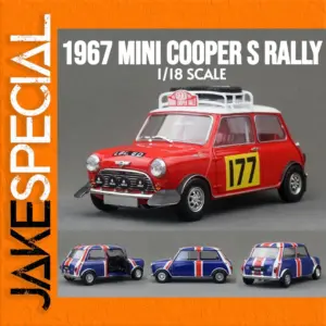 Mini Cooper Rally 1967 Diecast Model in Red