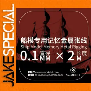 Ship Model Memory Metal Rigging 0.1mm 2m/5m