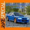 Blue Subaru Impreza WRX STI Model 1:32 Diecast