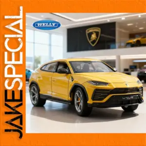 Yellow Lamborghini URUS SUV Scale Model