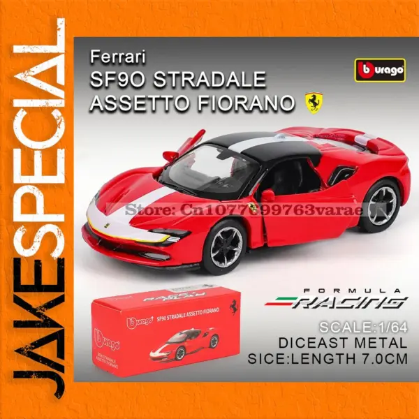Ferrari SF90 Stradale 1:64 Diecast Model | JakeSpecial