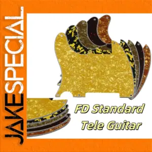 Left-Handed Telecaster Pickguard with Screws