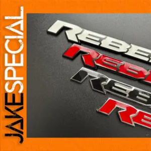 3D Metal Rebel Badge for RAM Trucks