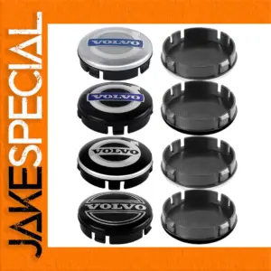 Aluminum Wheel Center Caps Set for S40 S60 V70 XC90
