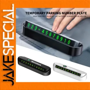 Skoda Temporary Parking Card with LED Display