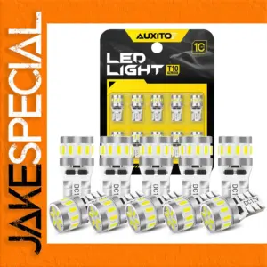 Bright 6500K T10 W5W LED Bulb Set for Vehicles