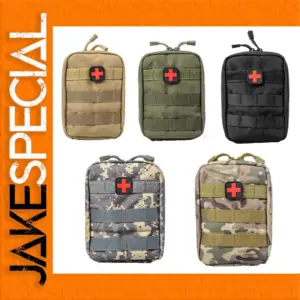 Tactical First Aid Bag with MOLLE Straps