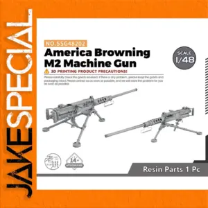 America Browning M2 Machine Gun Model in Three Scales