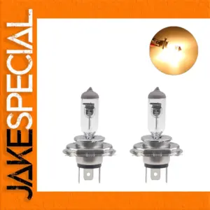 H4 55W 12V Car Halogen Bulb Pair