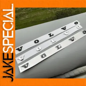 3D Metal Car Trunk Emblem - Black/Silver