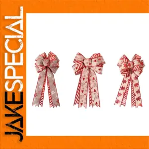 Large Christmas Bow Set for Festive Decor