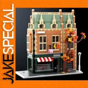 European-Style Modular Building Kit with 1,898 Bricks