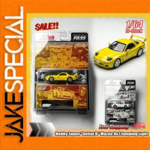 Yellow Mazda Rx7 Die-Cast Model from Initial D