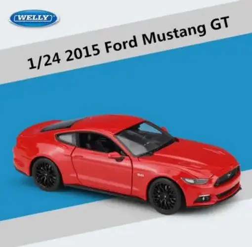 1:24 Mustang GT Diecast Model in Black Finish 9 1:24 Mustang GT Diecast Model in Black Finish - Image 9