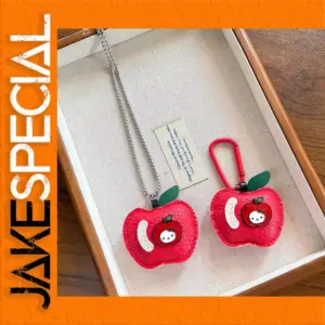 Hello Kitty Apple Keychain Pendant