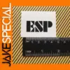 ESP Black Guitar Decal Set of Three