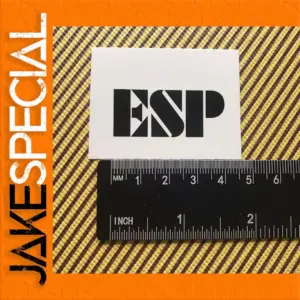 ESP Black Guitar Decal Set of Three